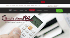 Desktop Screenshot of climatisationbs.com